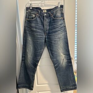 Citizens of Humanity Gia High-Rise Straight, Rollins Wash, Size 29